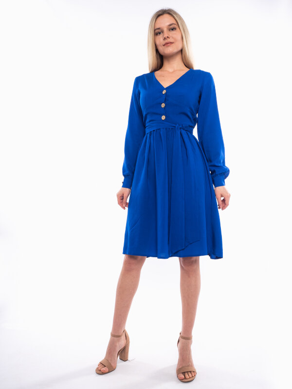 Женское платье: Утончённость (Ярко-синее)