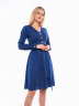 Женское платье: Утончённость-2 (Темно-синее)